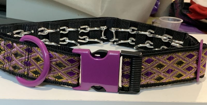 Purple best sale prong collar